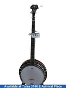 Alvarez Silver Bell Black Banjo
