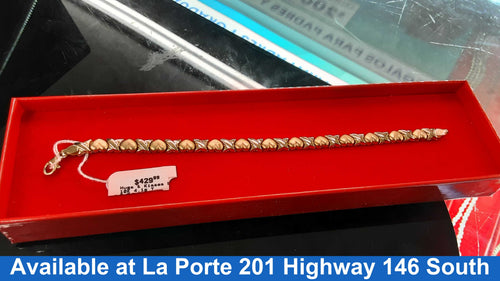 Bracelet - Yellow Gold 10k (.417) 4.1 grams 7 inch