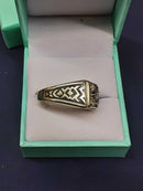 Men's Ring - White Gold 14k (.585) 10.1 grams Size 9