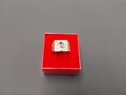 Men's Ring - Yellow Gold 14k (.585) 14.5 grams Size 11
