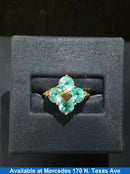 Women's Ring - Yellow Gold 10k (.417) 2.7 grams Size 7