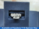 Women's Ring - Anniversary - White Gold 14k (.585) 3.3 grams Size 9.5