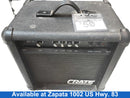 Crate Bx15 Black Bass Amplifier