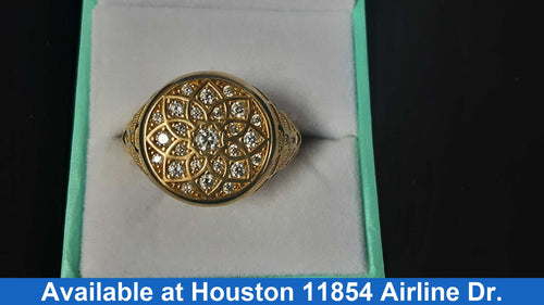Women's Ring - Yellow Gold 10k (.417) 5.5 grams Size 20