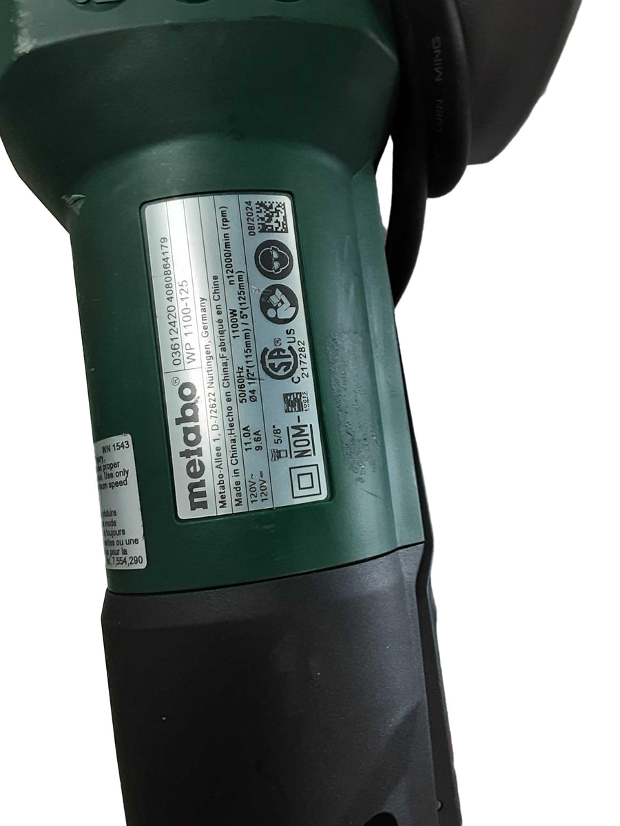 Metabo Wp1100-125 Green Corded Grinder