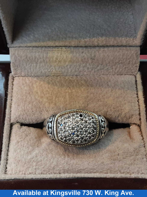 Women's Ring - Silver 9.4 grams Size 7