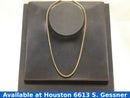 Fox Tail Chain - Yellow Gold 10k (.417) 5.8 grams 20 inch