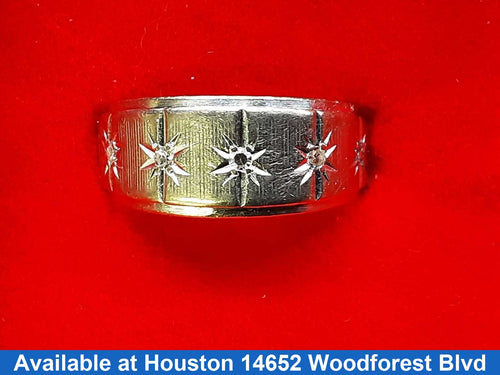 Women's Ring - White Gold 14k (.585) 6.6 grams Size 10
