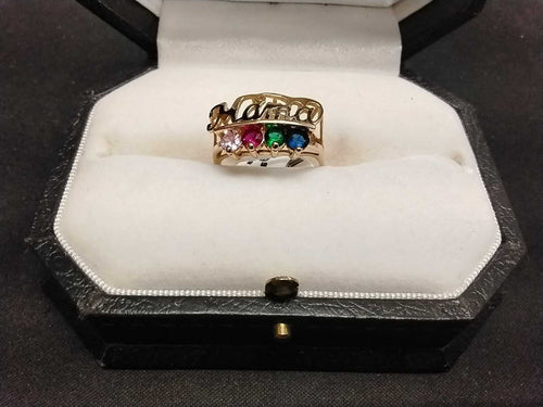 Women's Ring - Yellow Gold 14k (.585) 3.2 grams Size 6.5