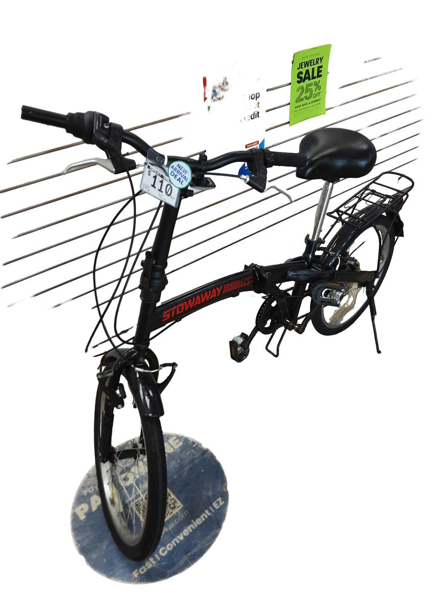 Stoiwaway Folding Black Cruiser Bike