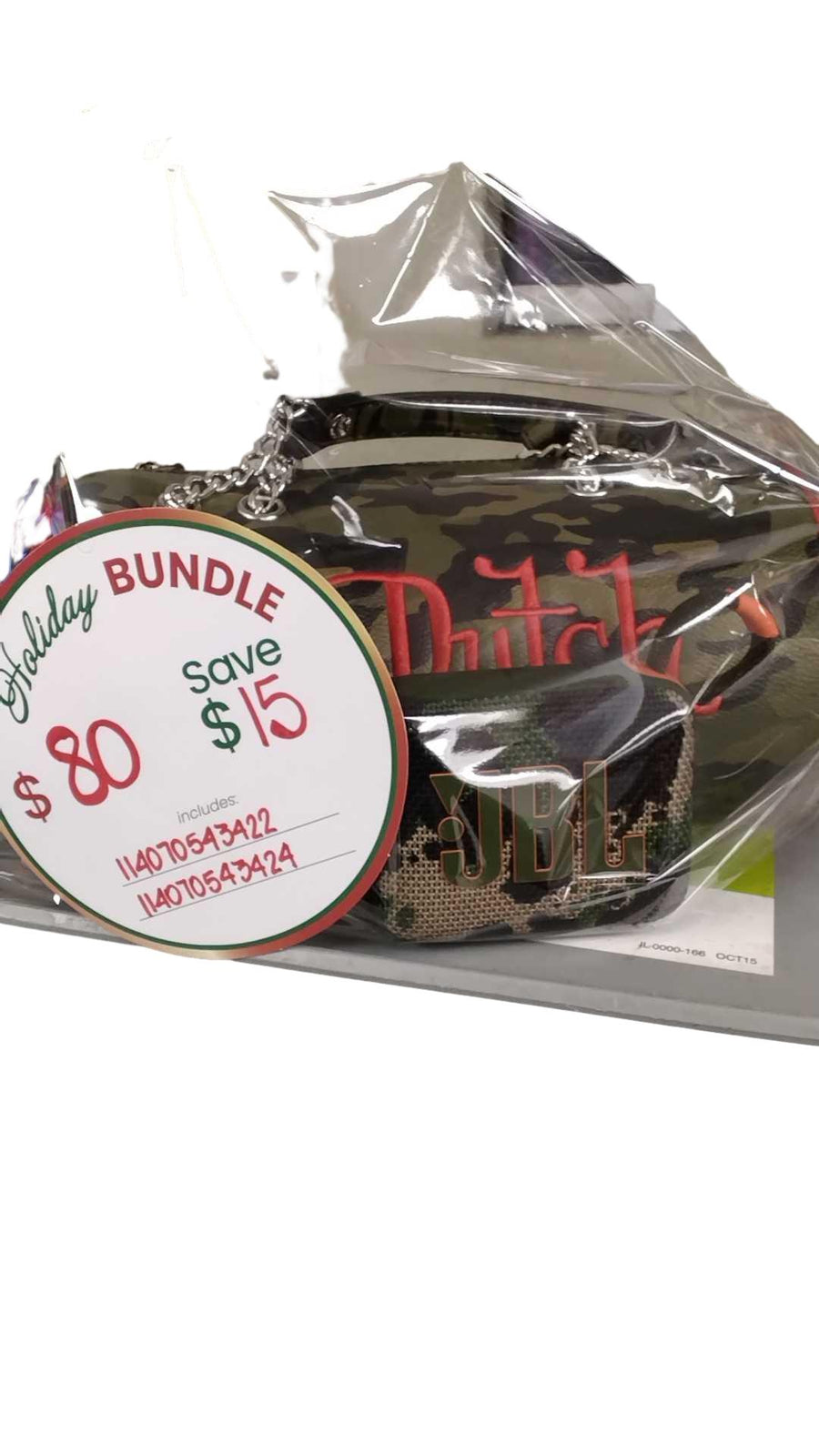 Von Dutch Camo Barrel Camo Purse / Handbag