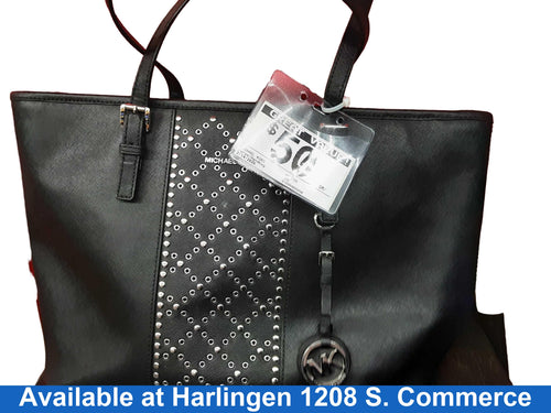Michael Kors Ac-1705 Black Purse / Handbag