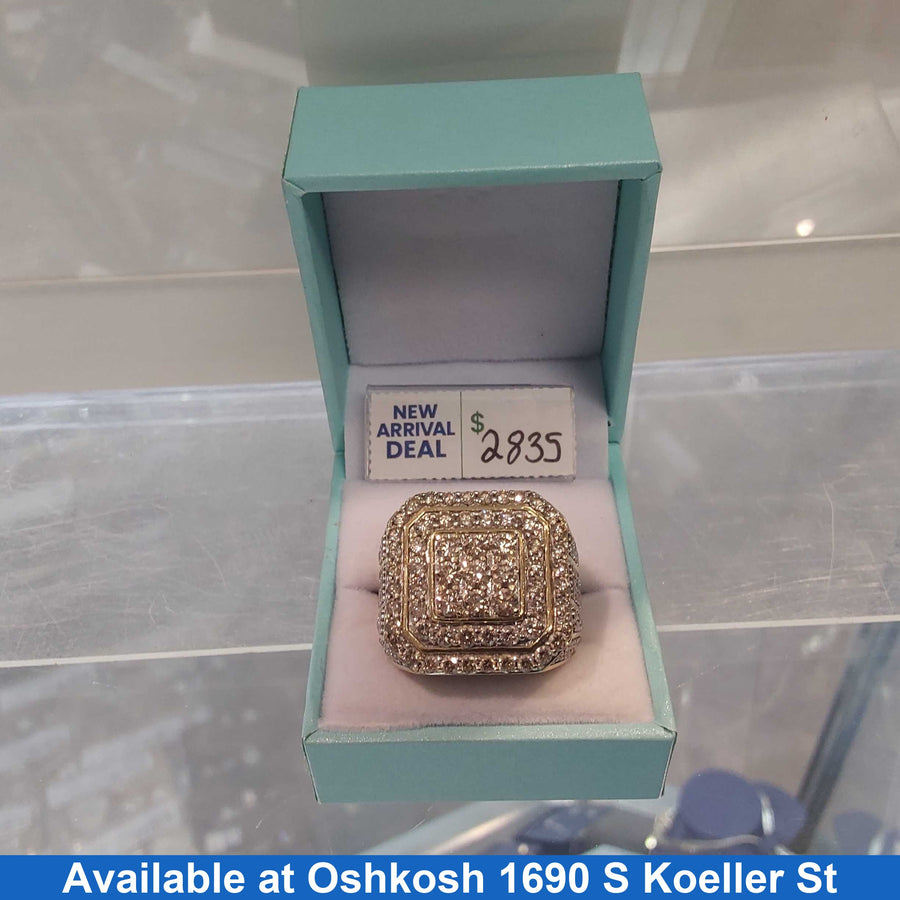 Men's Ring - Yellow Gold 10k (.417) 15 grams Size 20
