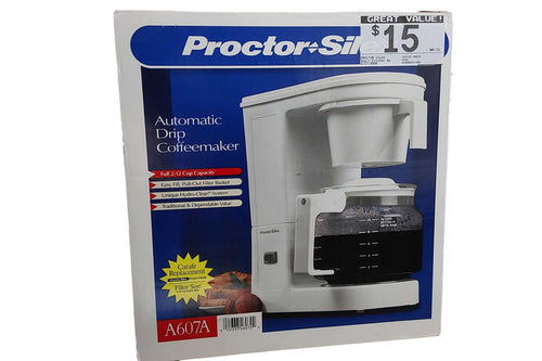 Proctor Silex Coffee Maker Black Small Kitchen Appliance