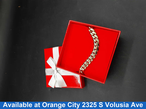 Cuban Link Bracelet - Yellow Gold 10k (.417) 57.1 grams 8 inch