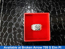 Men's Ring - White Gold 14k (.585) 8.2 grams Size 20
