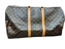Louis Vuitton Keepall Duffle Bag Beige / Tan Purse / Handbag