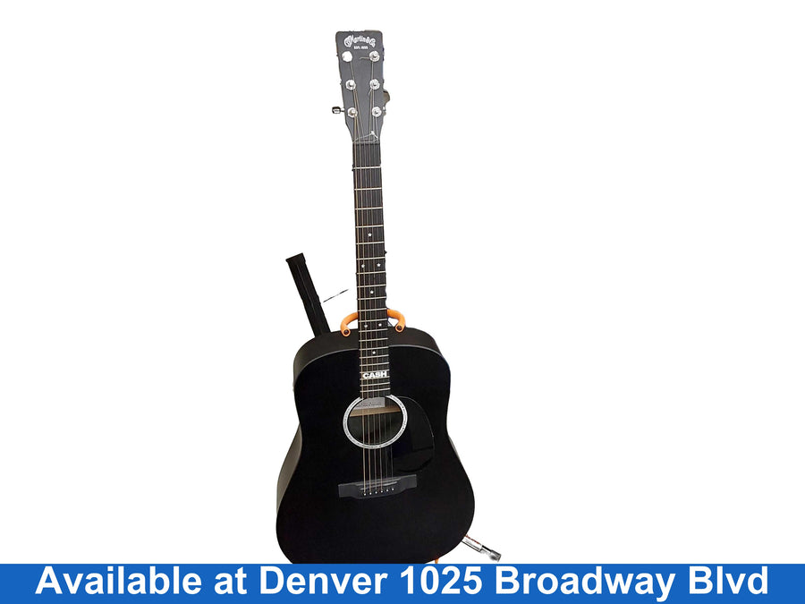 C.f. Martin & Co Dx Johnny Cash Black Acoustic / Electric Classic Guitar