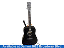 C.f. Martin & Co Dx Johnny Cash Black Acoustic / Electric Classic Guitar