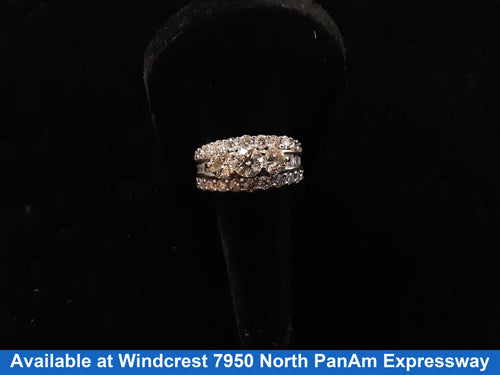 Ring - Engagement Set - White Gold 14k (.585) 7.8 grams Size 9