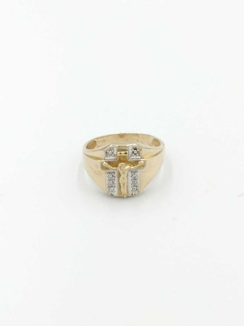 Men's Ring - Yellow Gold 10k (.417) 3.8 grams Size 11