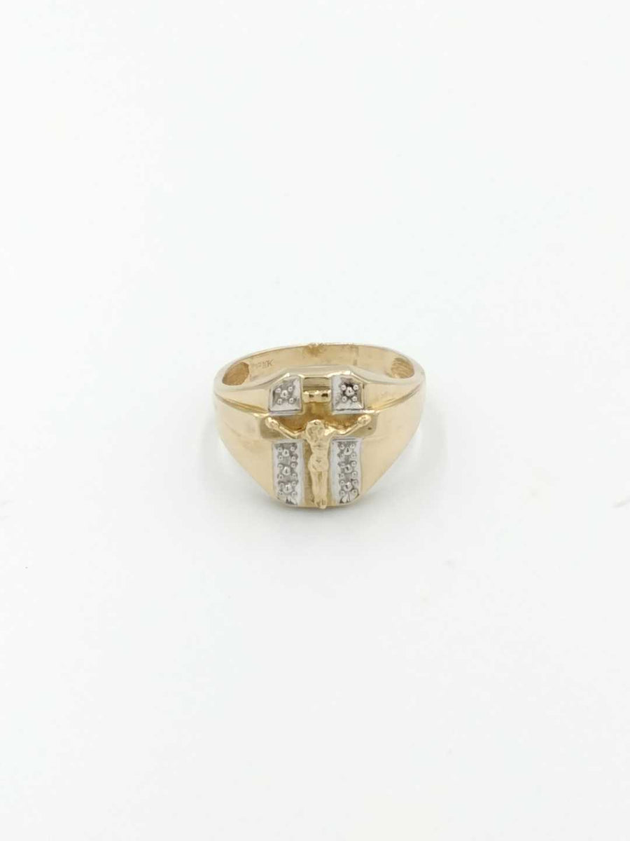 Men's Ring - Yellow Gold 10k (.417) 3.8 grams Size 11