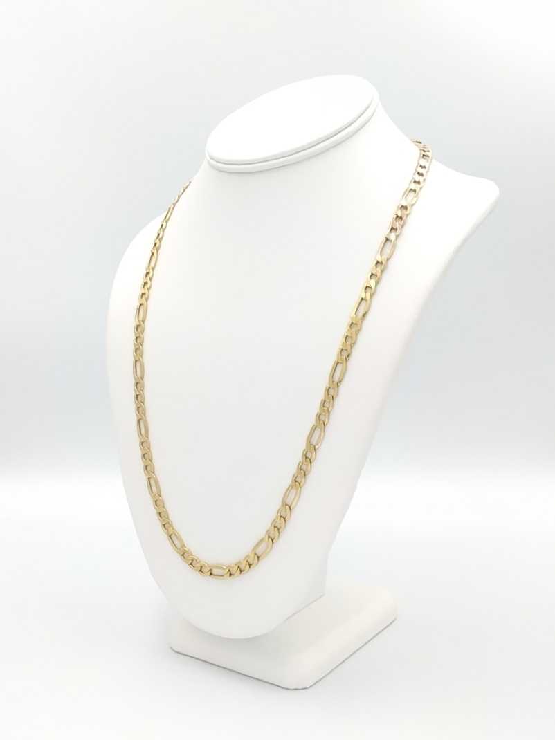 Figaro Chain - Yellow Gold 10k (.417) 17.1 grams 24 inch