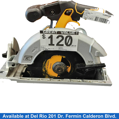 Dewalt Dcs565 Yellow Cordless Circular Saw