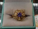Women's Ring - Yellow Gold 14k (.585) 5.2 grams Size 8.5