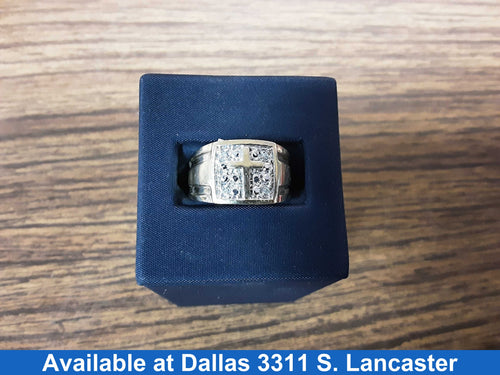Men's Ring - Yellow Gold 10k (.417) 4.7 grams Size 7