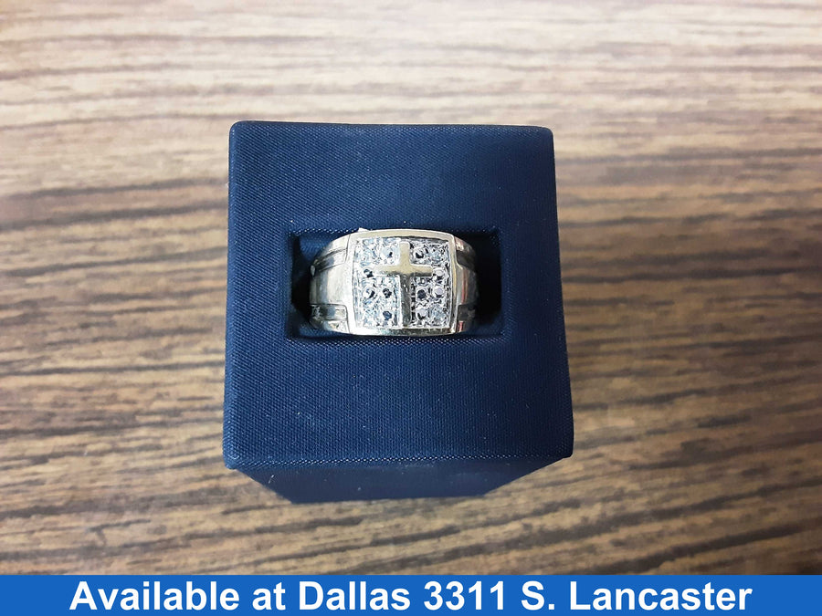 Men's Ring - Yellow Gold 10k (.417) 4.7 grams Size 7