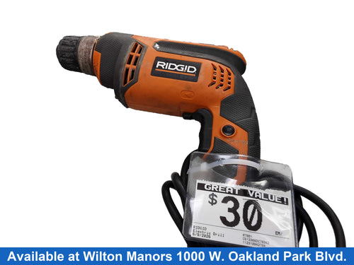 Ridgid R7001 Orange Corded Standard Drill