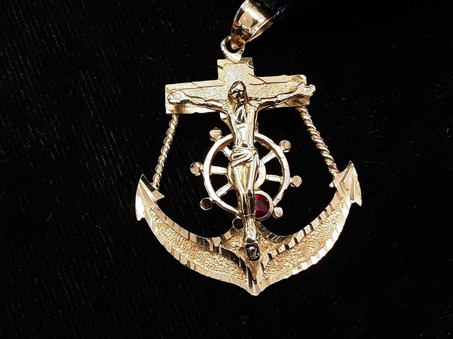 Religious Pendant - Yellow Gold 14k (.585) 5.9 grams