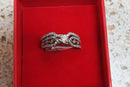 Ring - Engagement Set - White Gold 14k (.585) 4.9 grams Size 7.5