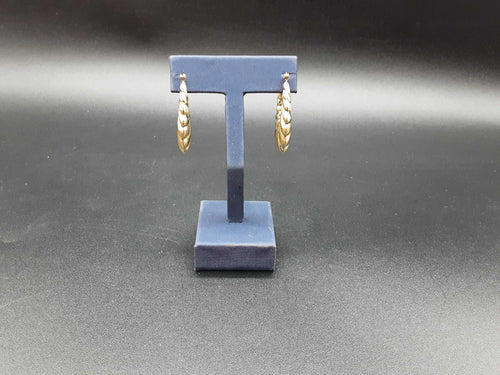 Shrimp Earrings - Yellow Gold 10k (.417) 4.7 grams