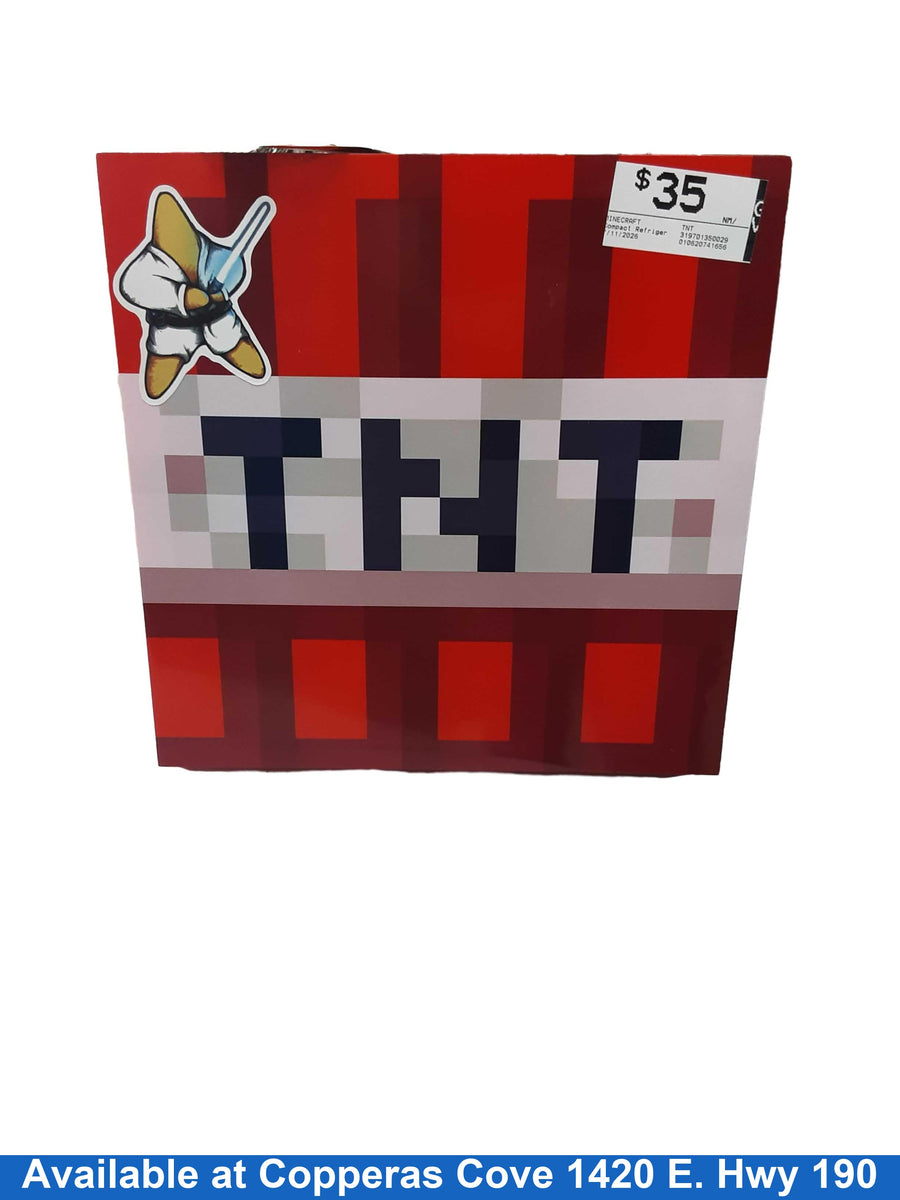 Minecraft Tnt Red Compact Refrigerator