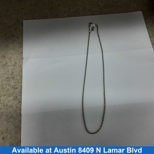 Rope Chain - Silver 4.7 grams 20 inch