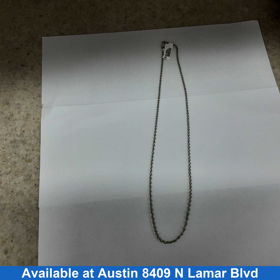 Rope Chain - Silver 4.7 grams 20 inch