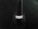 Women's Ring - Anniversary - White Gold 14k (.585) 5.6 grams Size 7