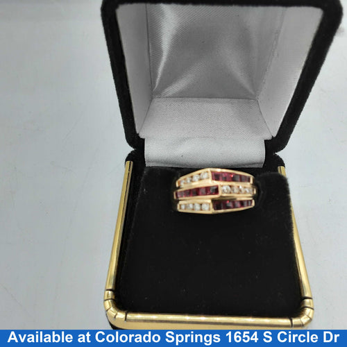 Women's Ring - Yellow Gold 14k (.585) 4.6 grams Size 5