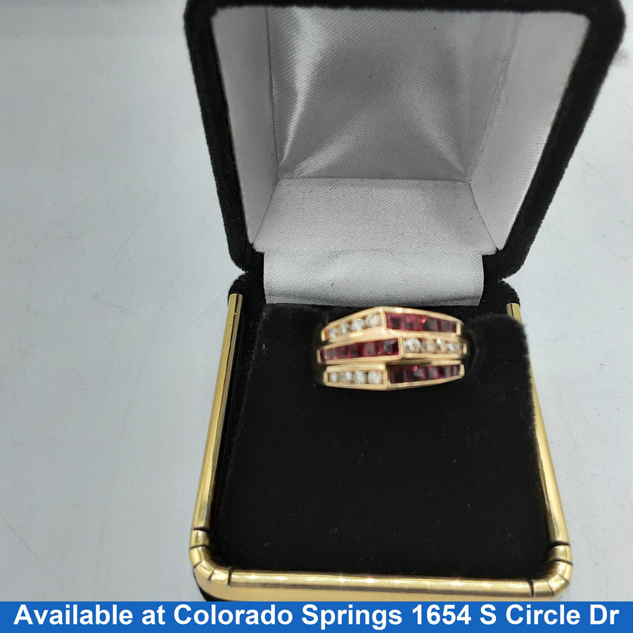 Women's Ring - Yellow Gold 14k (.585) 4.6 grams Size 5