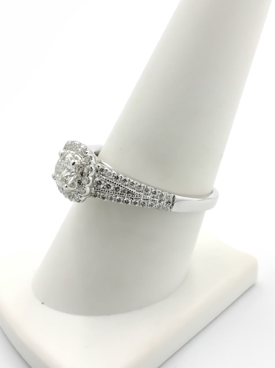 Women's Ring - White Gold 14k (.585) 4.4 grams Size 9