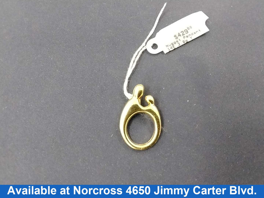 Nugget Pendant - Yellow Gold 14k (.585) 3 grams