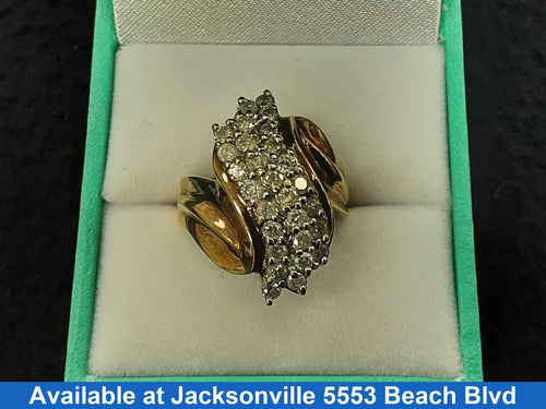 Women's Ring - Yellow Gold 10k (.417) 6.1 grams Size 6