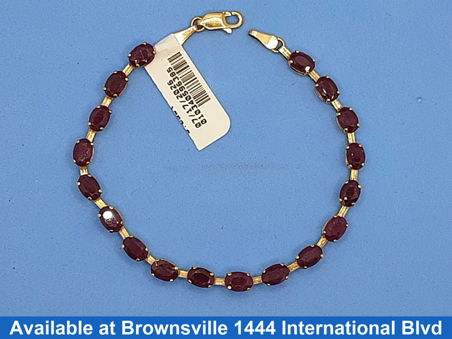 Tennis Bracelet - Yellow Gold 10k (.417) 6.1 grams 7 inch