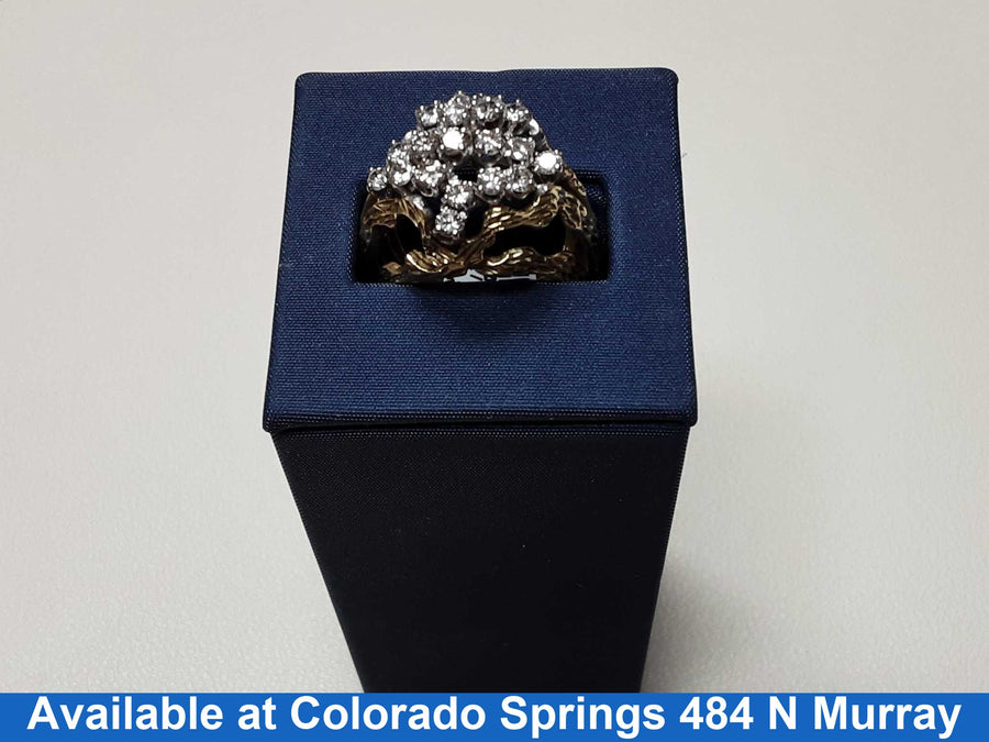 Men's Ring - Yellow Gold 18k (.750) 12 grams Size 10