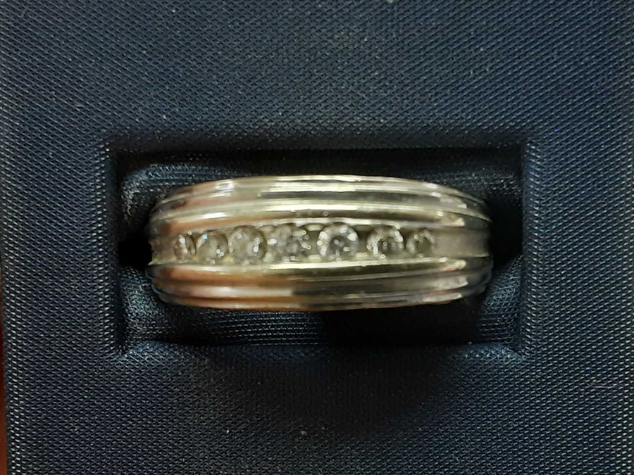 Men's Ring - White Gold 14k (.585) 8.3 grams Size 20