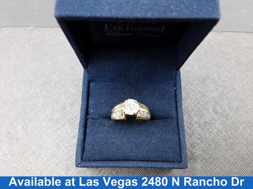 Women's Ring - Yellow Gold 14k (.585) 4.3 grams Size 4.5