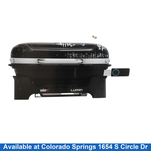 Weber Lumin Compact Blk Black Electric Grill / Smoker