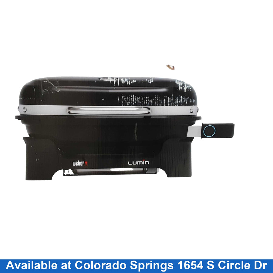 Weber Lumin Compact Blk Black Electric Grill / Smoker